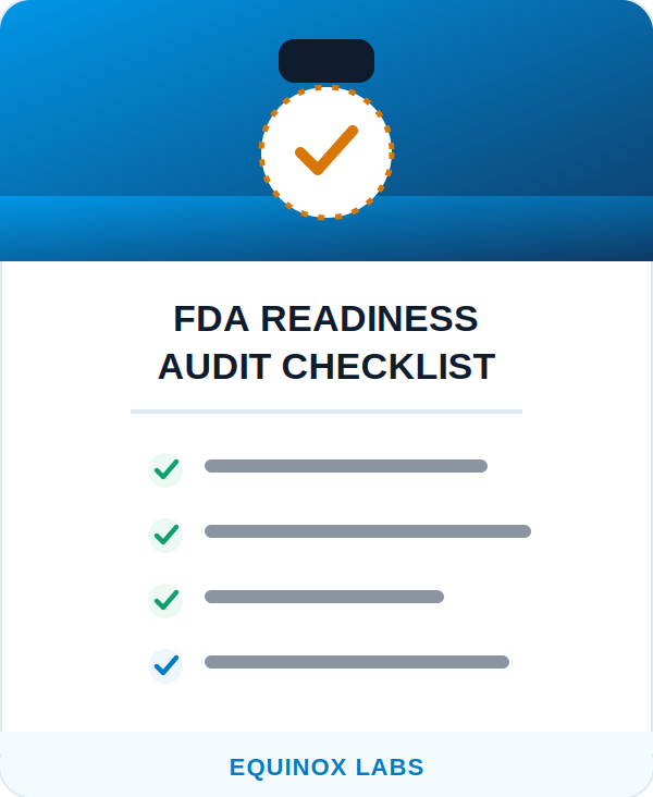 FDA Readiness Audit Checklist